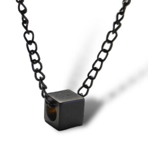 Onyx Cube Pendant For Men